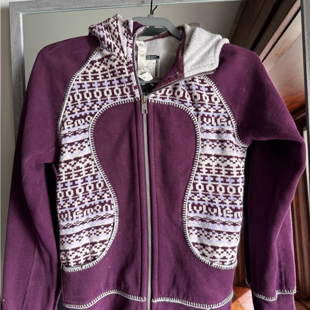 lululemon athletica Purple Patterned Jacket